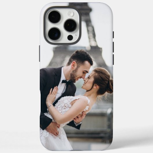 Maak Je Eigen Foto Bruiloft Romantische Liefde Case-Mate iPhone Case (Achterkant)
