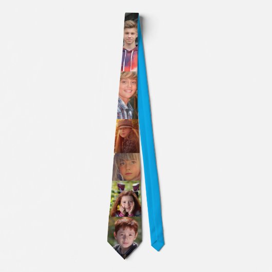 MAAK JE EIGEN FOTO COLLAGE Aangepaste halsstrik Stropdas (Voorkant)