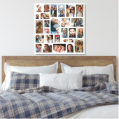Maak Je Eigen Foto Collage Canvas Afdruk (Insitu (Slaapkamer))