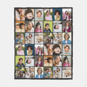 Maak Je Eigen Foto Collage Fleece Deken