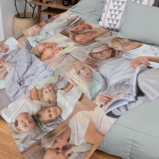 Maak Je Eigen Foto Collage Fleece Deken