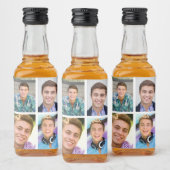 Maak Je Eigen Foto Collage Likeurfles Etiket (Flessen)