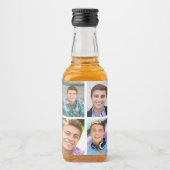 Maak Je Eigen Foto Collage Likeurfles Etiket (Voorkant)
