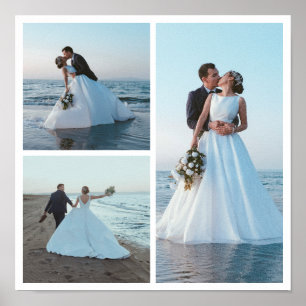 Maak Je Eigen Foto Collage Met 3 Foto's Poster