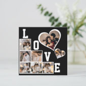 Maak Je Eigen Foto Collage Met 8 Foto's Aankondiging (Staand voorkant)