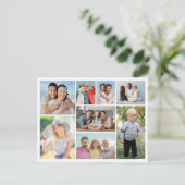 Maak Je Eigen Foto Collage Met 8 Foto's  Briefkaart (Staand voorkant)