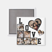 Maak Je Eigen Foto Collage Met 8 Foto's Magneet (Voorkant / Achterkant)