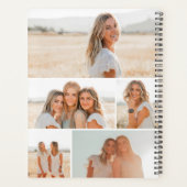 Maak Je Eigen Foto Collage Naam Cadeau Van Vijf Fo Planner (Achterkant)