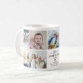 Maak Je Eigen Foto Collage & Tekst Koffiemok (Voorkant links)