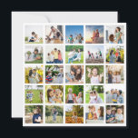 Maak Je Eigen Foto Collage van 25 Foto's Bewerkbaa Kaart<br><div class="desc">Maak een tijdloos meesterwerk met onze "Bewerkbare 25 foto-collage". Ideaal voor het vastleggen van herinneringen aan Kerstmis, verjaardagen, trouwfeesten, jubilea, diploma-uitgaven, Vaderdag, Moederdag of elke andere speciale gelegenheid. Met deze collage kunt u een gepersonaliseerd en prachtig visueel verhaal samenstellen. Dankzij de aanpasbare functies kunt u de foto's rangschikken en bewerken...</div>