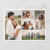 Maak Je Eigen Foto Collage van 5 Foto's Briefkaart (Voorkant)
