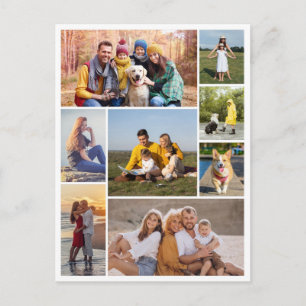 Maak Je Eigen Foto Collage van 8 Foto's Briefkaart