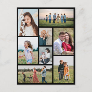 Maak Je Eigen Foto Collage van 8 Foto's Briefkaart