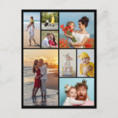 Maak Je Eigen Foto Collage Van 8 Foto's Briefkaart (Voorkant)