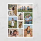 Maak Je Eigen Foto Collage Van 8 Foto's Briefkaart (Voorkant)
