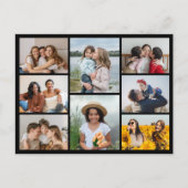 Maak Je Eigen Foto Collage van 8 Foto's Briefkaart (Voorkant)