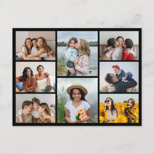 Maak Je Eigen Foto Collage van 8 Foto's Briefkaart