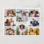 Maak Je Eigen Foto Collage van 8 Foto's Briefkaart (Voorkant)