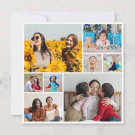 Maak Je Eigen Foto Collage van 8 Foto's Kaart
