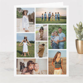 Maak Je Eigen Foto Collage Van 8 Foto's Kaart
