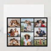 Maak Je Eigen Foto Collage Van 8 Foto's Notitiekaartje (Voorkant / Achterkant)