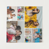 Maak Je Eigen Foto Collage van 8 Foto's Wandkleed (Voorkant (horizontaal))