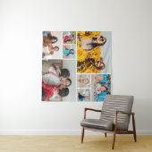 Maak Je Eigen Foto Collage van 8 Foto's Wandkleed (In Situ (horizontaal))