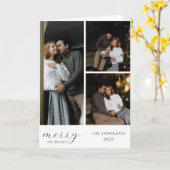 Maak Je Eigen Foto Collage Vouwkaart Kaart (Gele Bloem)