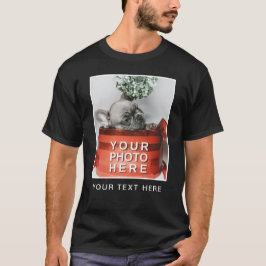 Maak Je Eigen Foto & Custom Tekst T-Shirt