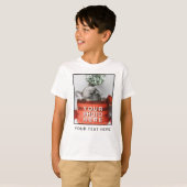 Maak Je Eigen Foto & Custom Tekst T-Shirt (Voorkant volledig)