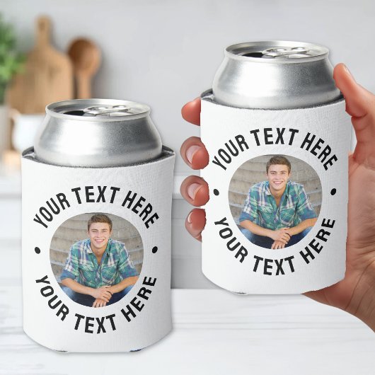 Maak Je Eigen Foto En Tekst Blikjeskoeler