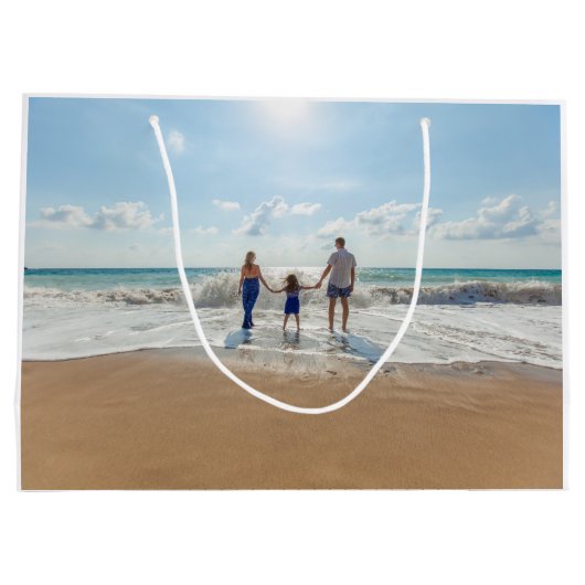 Maak Je Eigen Foto en Tekst Groot Cadeauzakje (Achterkant)