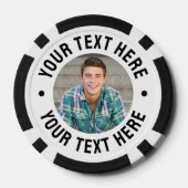 Maak je eigen foto en tekst poker chips (Achterkant)