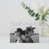 maak je eigen foto- en tekstansichtkaart briefkaart (Staand voorkant)