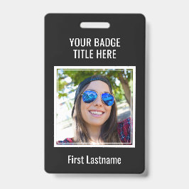 Maak je eigen foto- en tekstbadge badge