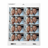 Maak Je Eigen Foto Etiket (Full Sheet)