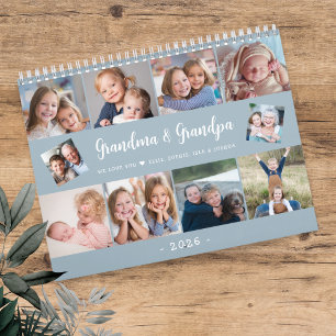 Maak Je Eigen Foto Familie Modern Schrift 2026 Kalender