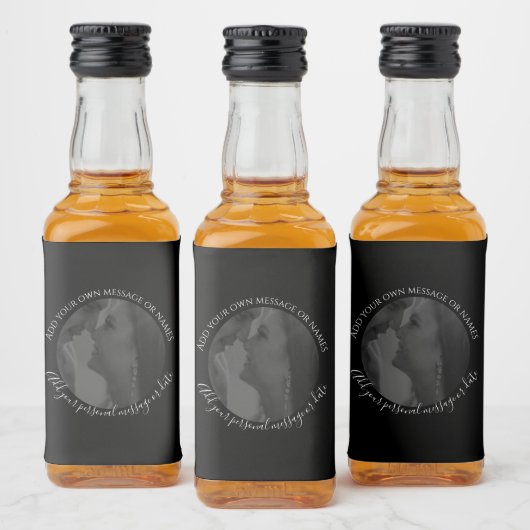 Maak Je Eigen Foto Flessen Etiket Voor Trouwfeest (Flessen)