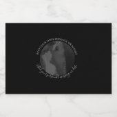 Maak Je Eigen Foto Flessen Etiket Voor Trouwfeest (Enkel label)