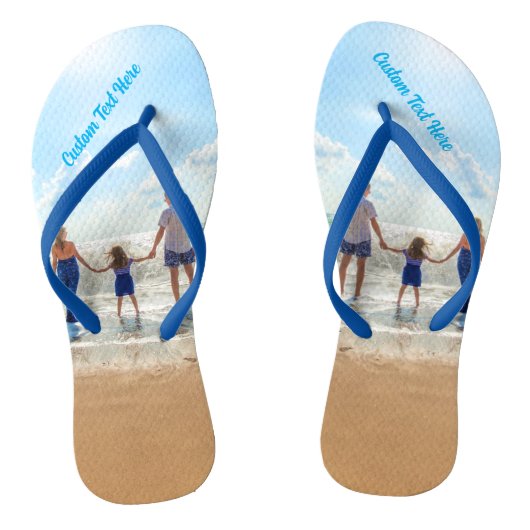Maak Je Eigen Foto Flip Flops Met Gepersonaliseerd (Voetbed)