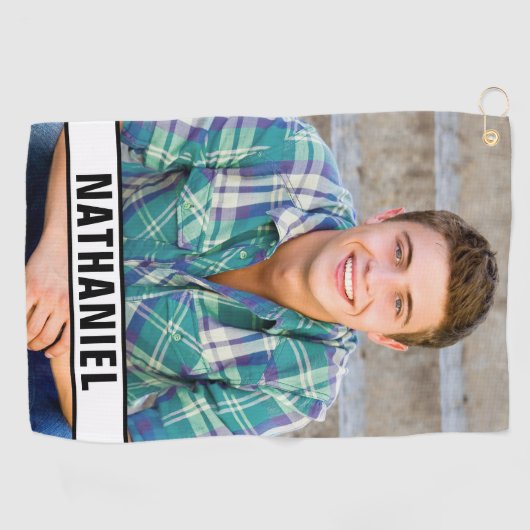 Maak je eigen foto golfhanddoek (Horizontaal)