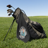 Maak je Eigen Foto Golfhanddoek (Groen)