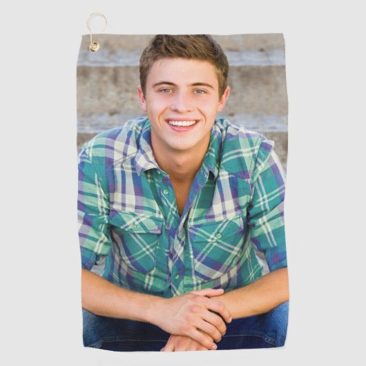 Maak je eigen foto golfhanddoek (Voorkant)