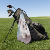 Maak je eigen foto golfhanddoek (Groen)
