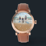 Maak Je Eigen Foto Horloge Cadeau<br><div class="desc">Aangepaste Foto Horloges - Uniek Eigen Ontwerp Persoonlijk Papa / Mama / Kinderen / Familie / Vrienden of Persoonlijk Horloge Foto Cadeaus Accessoires ( Kies Stijl ) - Voeg Je Foto / of Tekst / meer toe - Vergroot en verplaats of verwijder en voeg elementen toe / afbeelding met Aanpassing...</div>