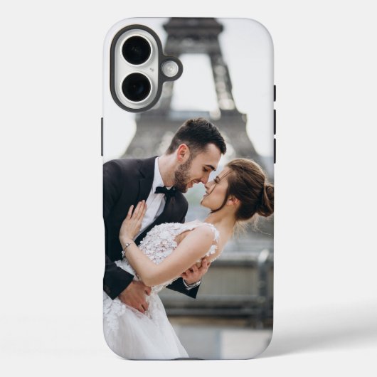 Maak Je Eigen Foto Huwelijk Romantische Liefde Case-Mate iPhone Case (Achterkant)