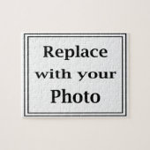 Maak je eigen foto Jigzaag Puzzle Online Sjabloon Legpuzzel (Horizontaal)