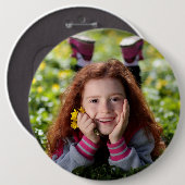 MAAK JE EIGEN FOTO KNOP RONDE BUTTON 6,0 CM (Voorkant /achterkant)