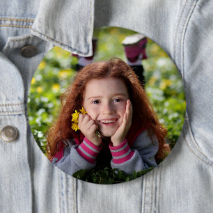 MAAK JE EIGEN FOTO KNOP RONDE BUTTON 6,0 CM