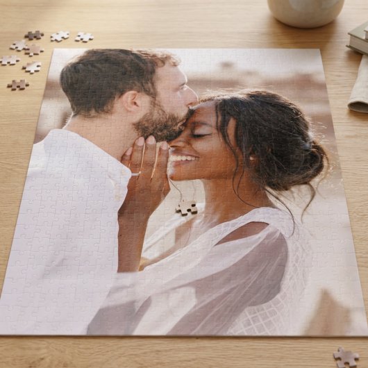 Maak Je Eigen Foto Moderne Eenvoudige Puzzel